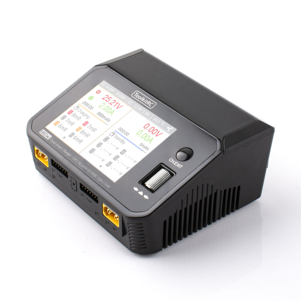 ToolkitRC M6DAC เครื่องชาร์จเร - Toolkitrc M6Dac Smart Charger บทวิจารณ์และราคา